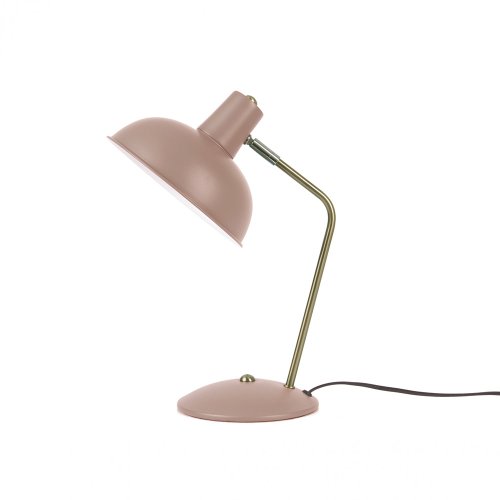 Lampe à poser Hood - Rose poudré mat