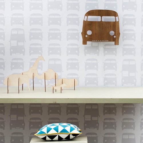 Lampe applique Combi voiture - Chêne fumé