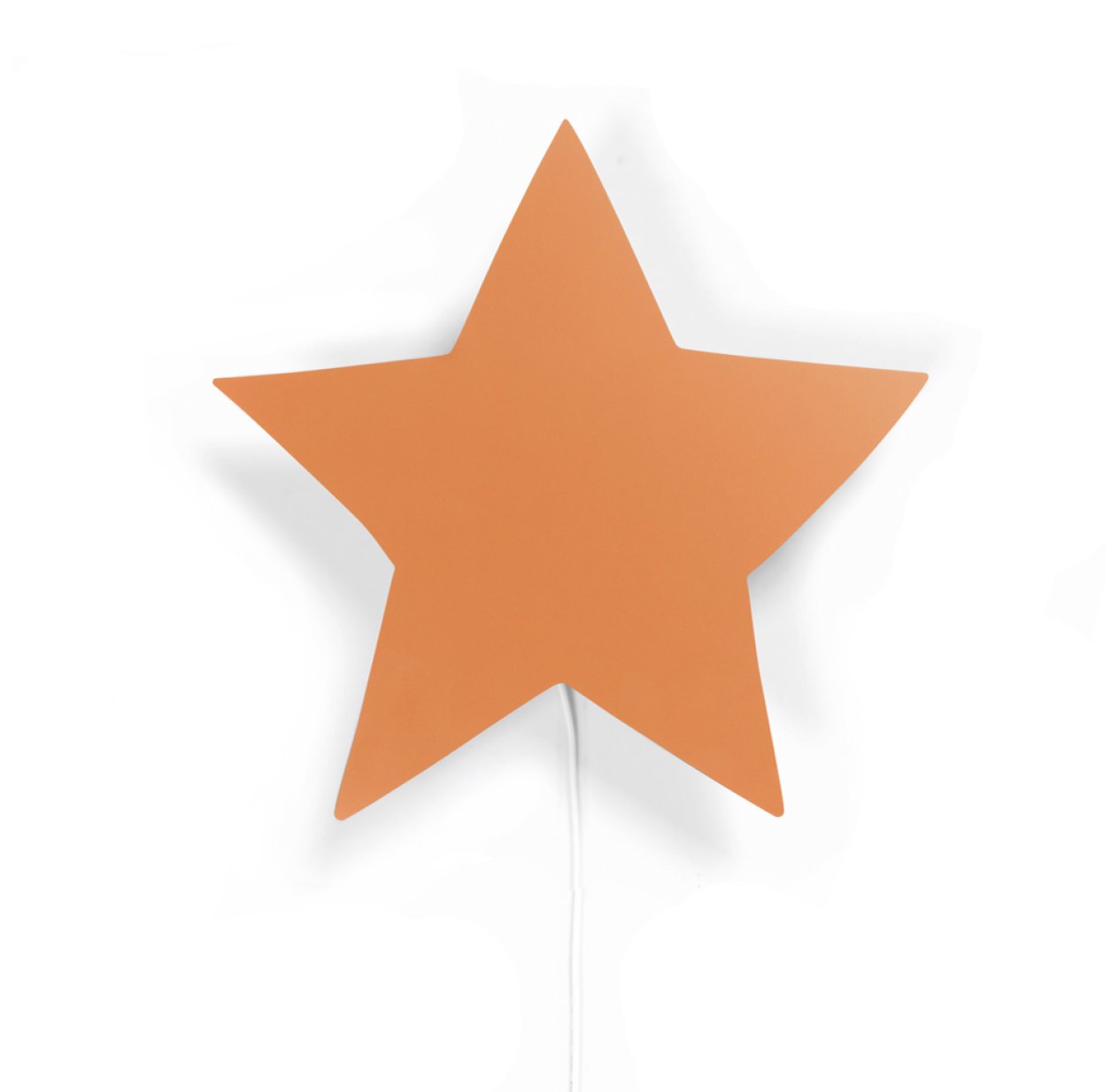 Lampe applique étoile - Jaune moutarde