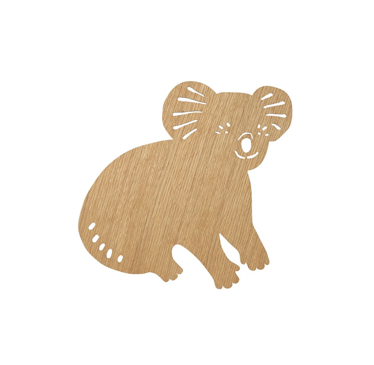 Lampe applique Koala - Chêne huilé