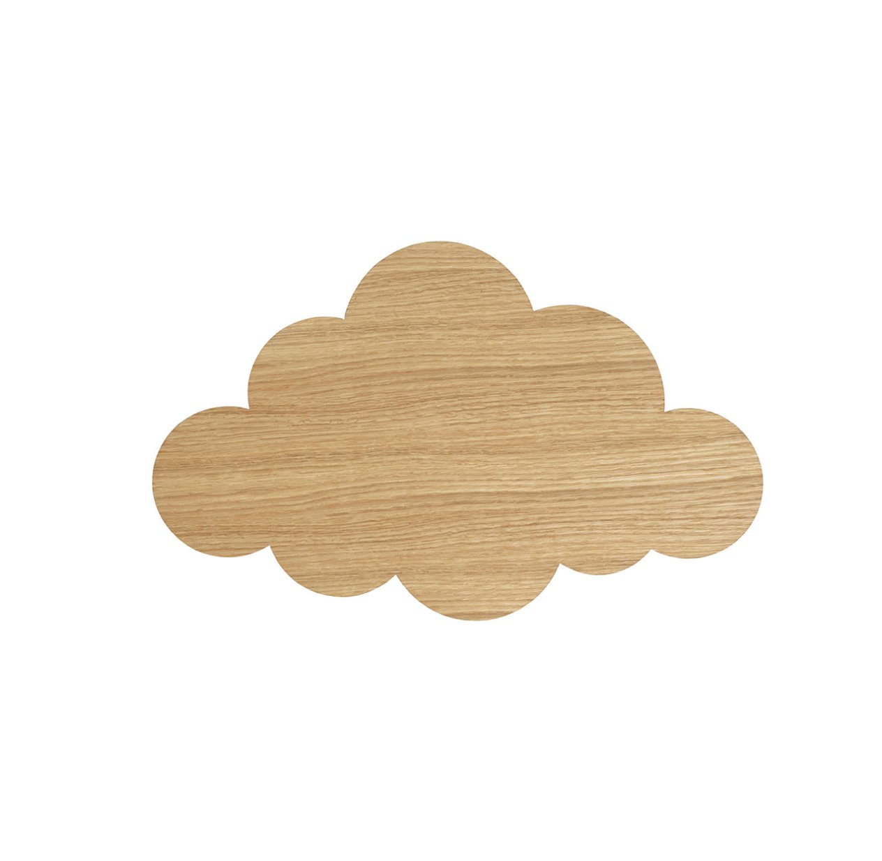 Lampe applique Nuage - Chêne huilé