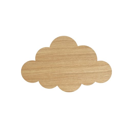 Lampe applique Nuage - Chêne huilé