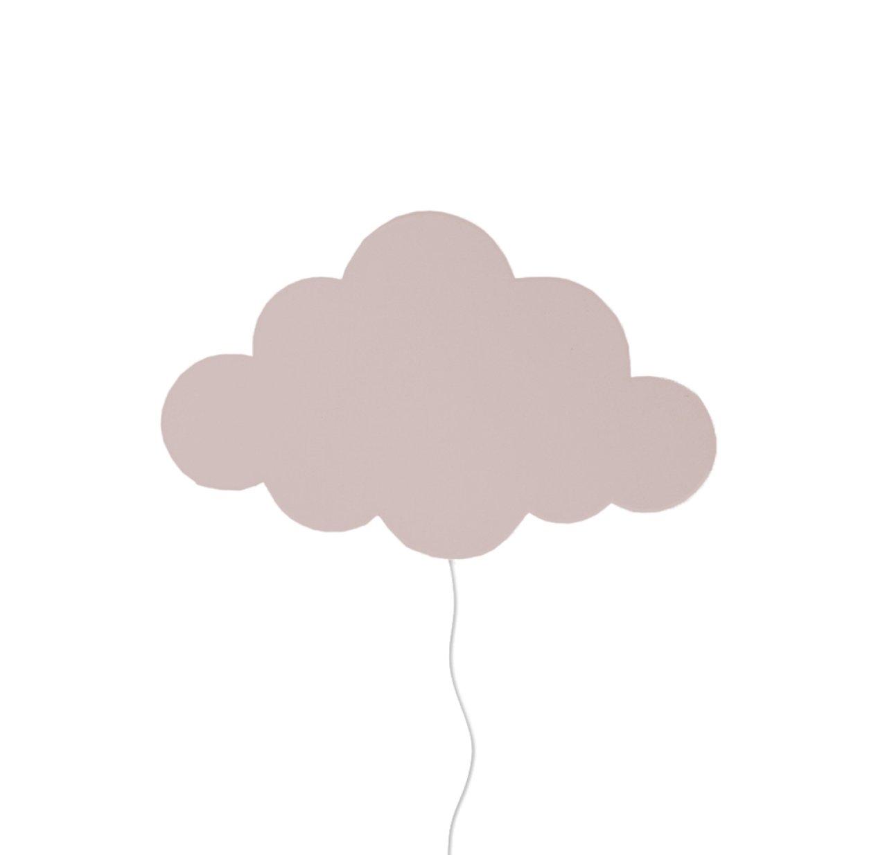 Lampe applique Nuage - Vieux rose
