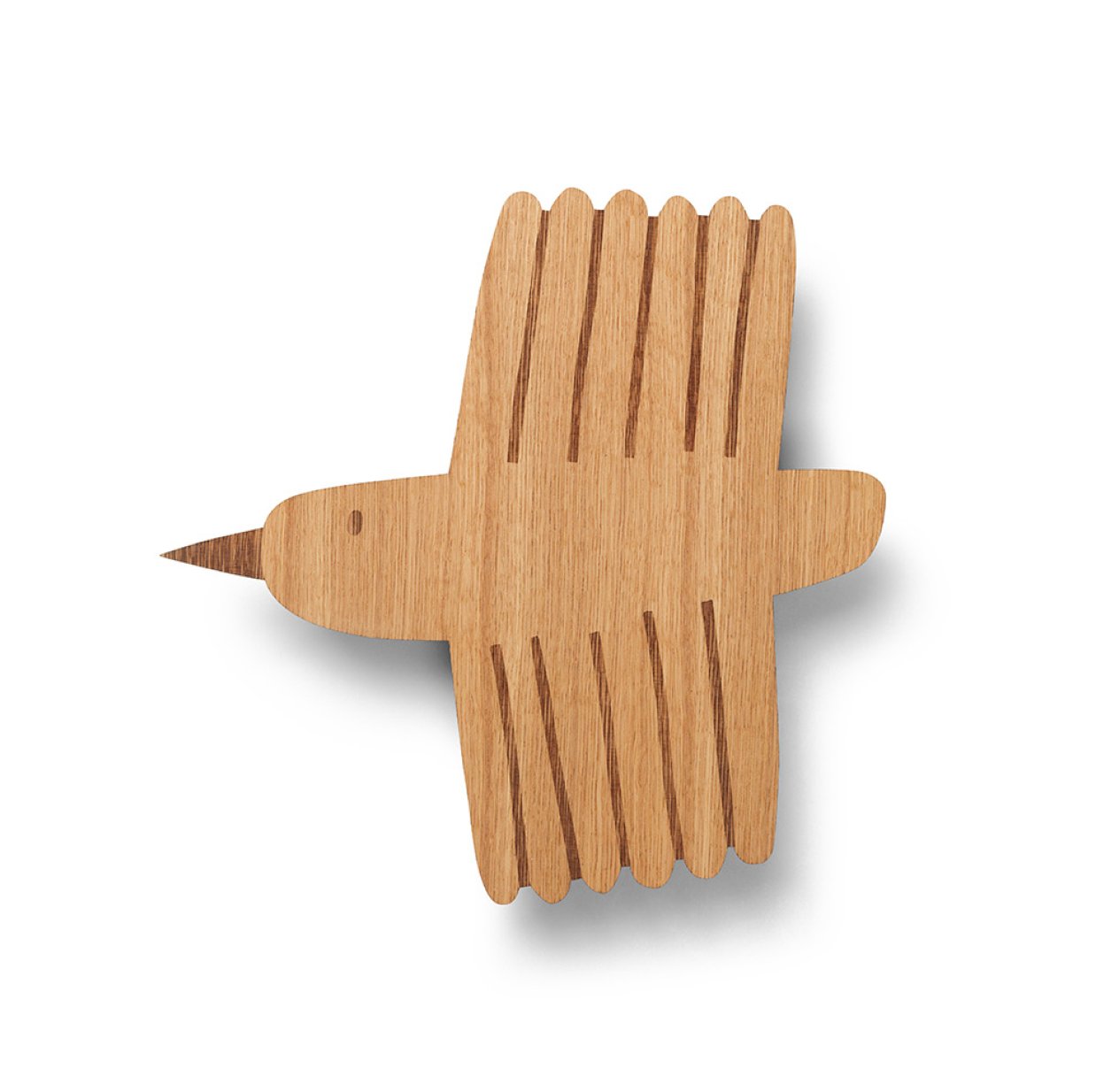 Lampe applique Oiseau - Chêne huilé