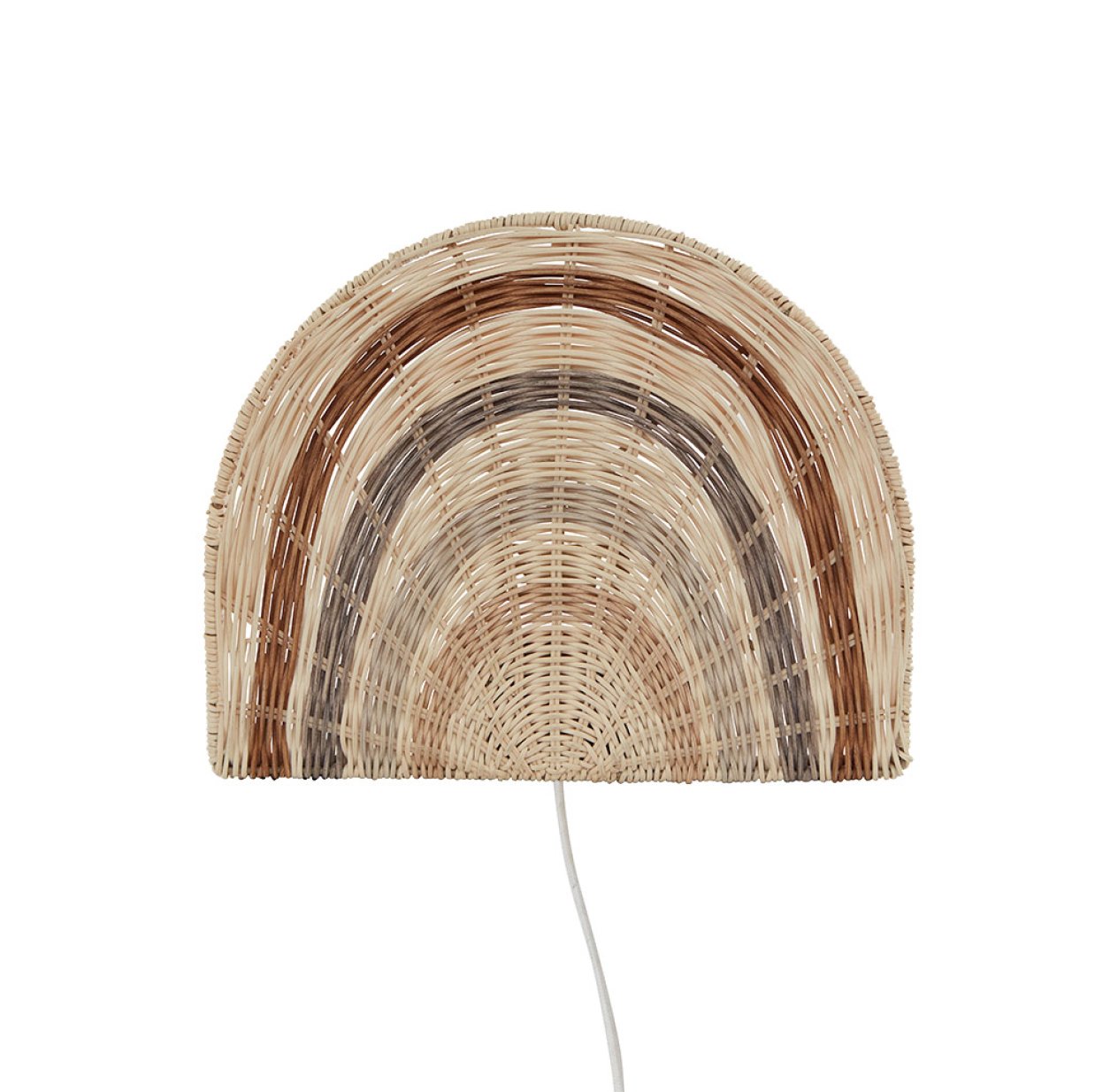 Lampe applique Rainbow en rotin