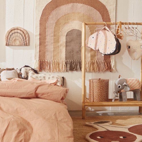 Lampe applique Rainbow en rotin