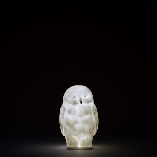 Lampe Chouette Akira rechargeable - Blanc