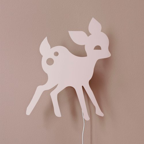 Lampe applique Faon - Chêne huilé