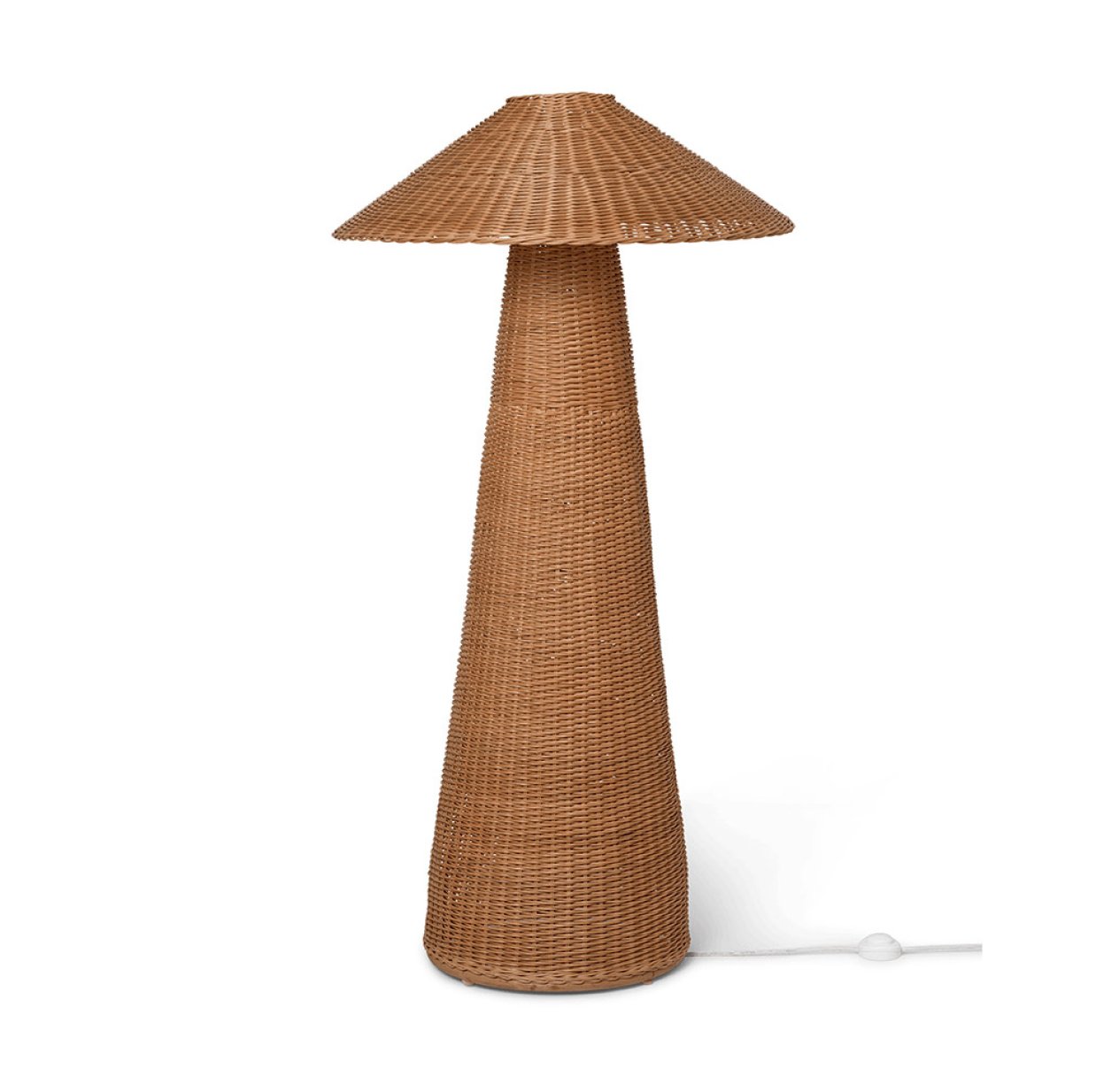 Lampadaire Dou en rotin