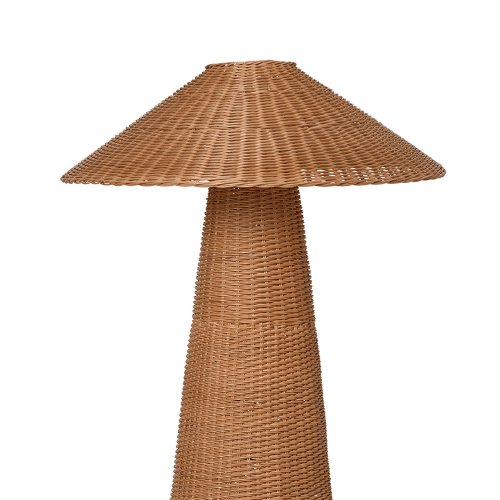 Lampadaire Dou en rotin