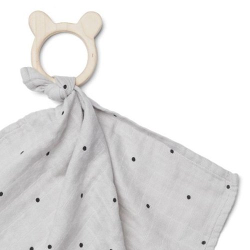 Anneau de dentition et lange Dines - Gris