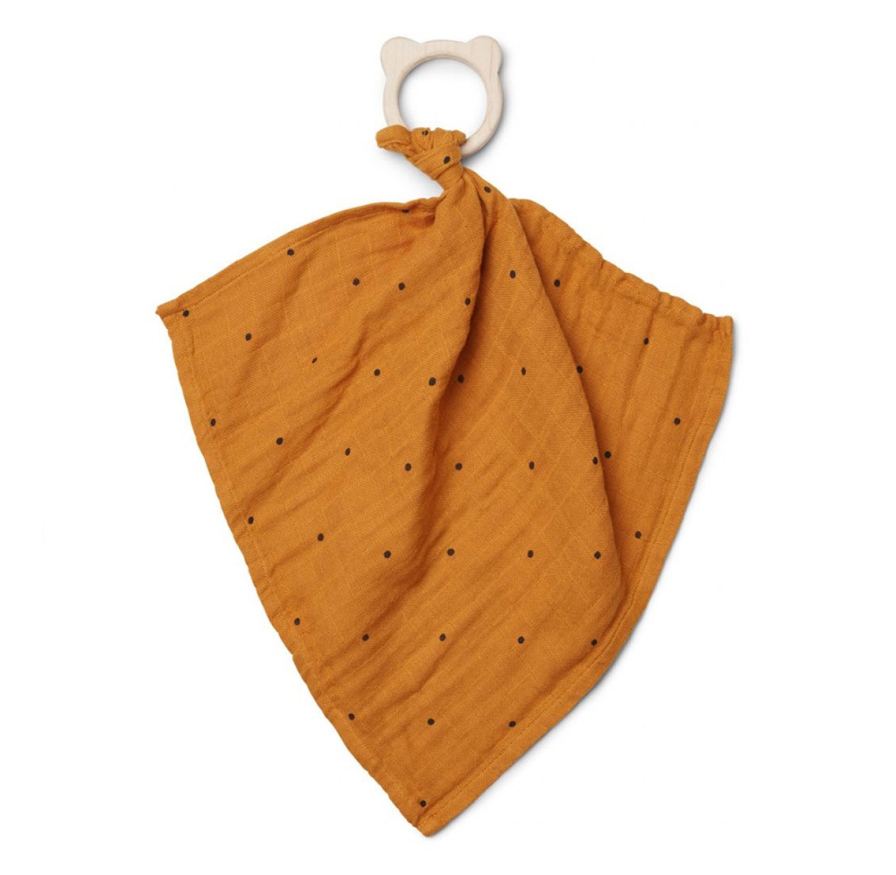 Anneau de dentition et lange Dines - Moutarde