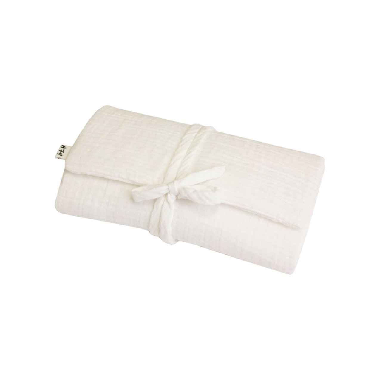 lange blanc gaze de coton