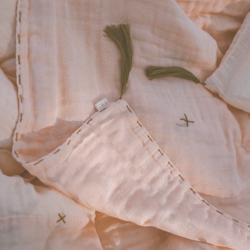 Lange bébé Nana pale peach - Pêche