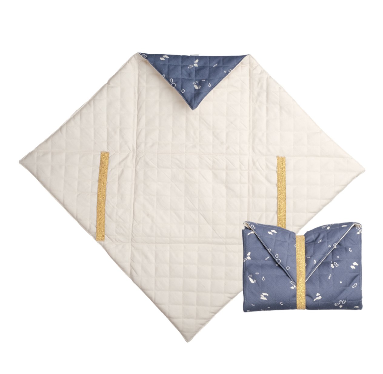 ALLONWAY Portable Matelas à Langer de Voyage pour Bébé, Tapis à langer de voyage Avec Coussin Pour en 5 Pochettes, Kit de Voyage Portable Couches, Baby Shower Parfait Cadeau pour Maman de