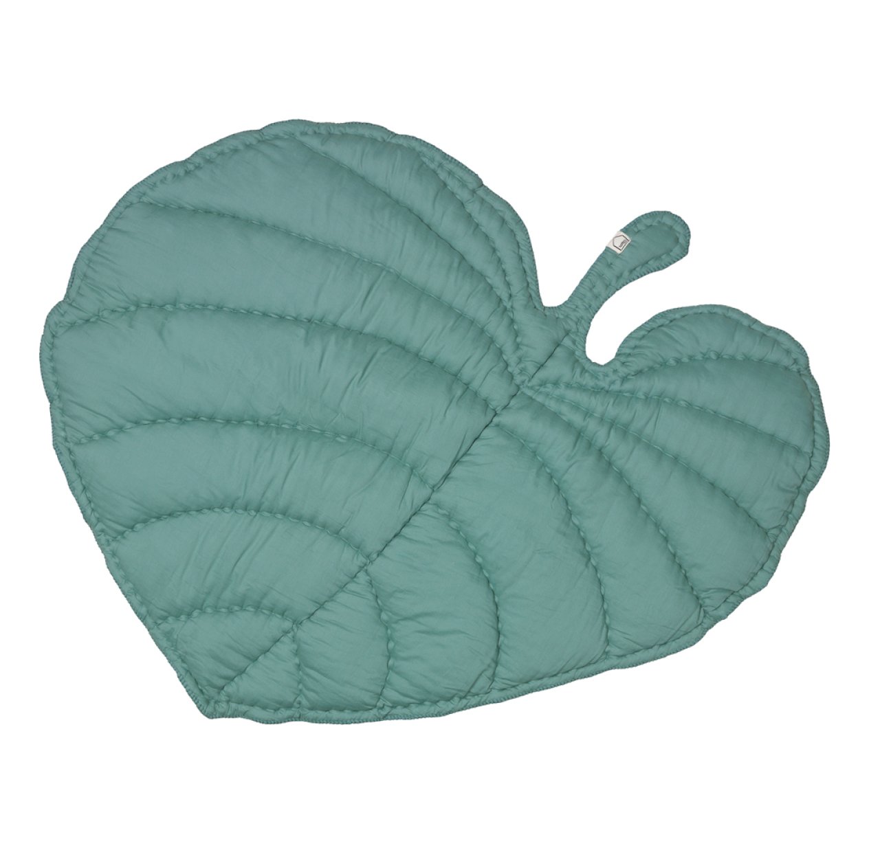 Couverture / Tapis de jeux feuille - Vert émeraude