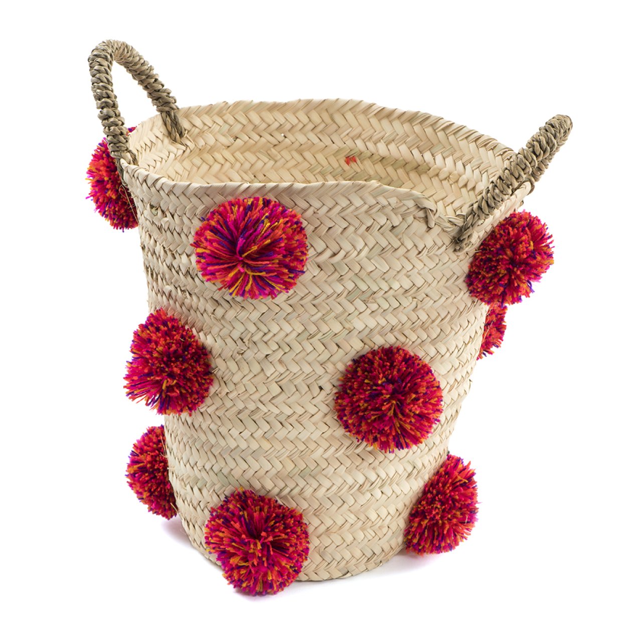 Tube pompons - Rouge