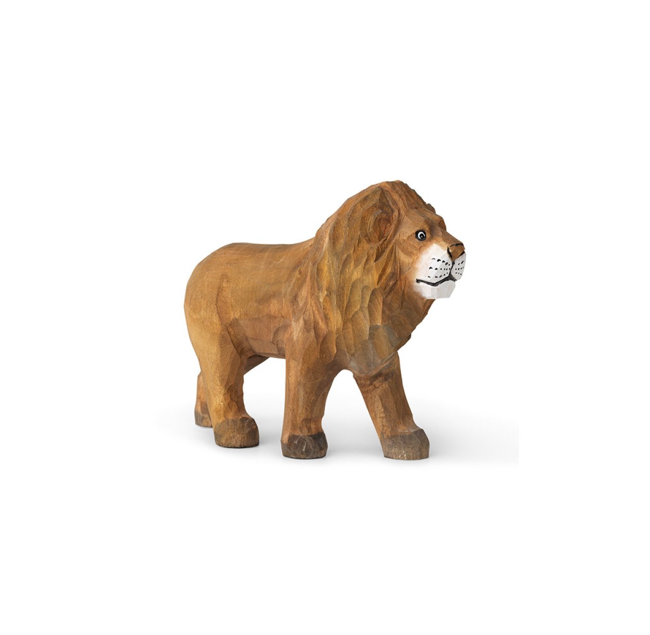 Lion en bois