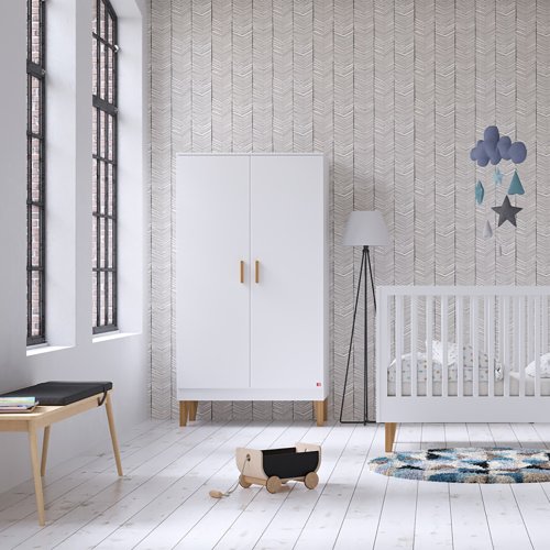 Lit bébé évolutif 70 x 140 Lounge - Blanc