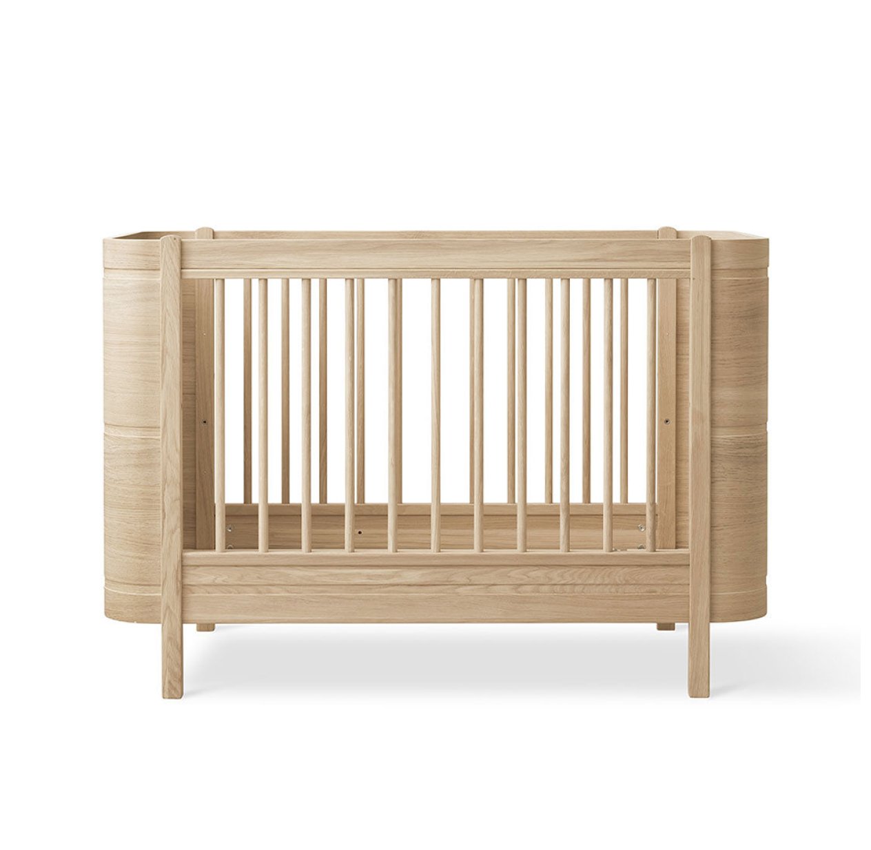 Lit bébé évolutif 5 en 1 Mini+ Wood - Chêne