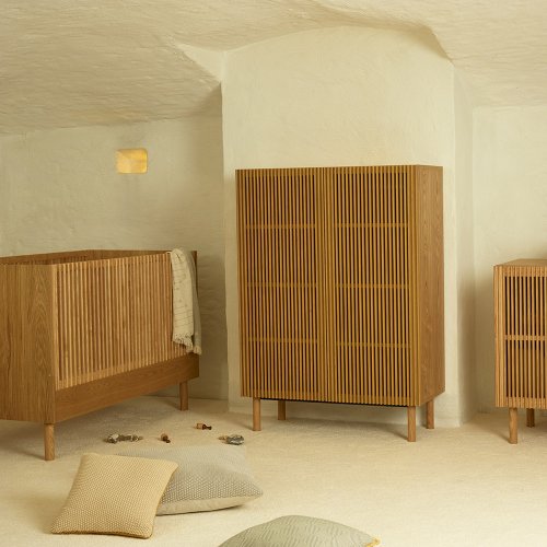 Lit Bébé évolutif Hai No Ki - Frêne