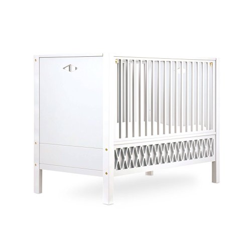 Lit bébé évolutif 70 x 140 Harlequin - Blanc