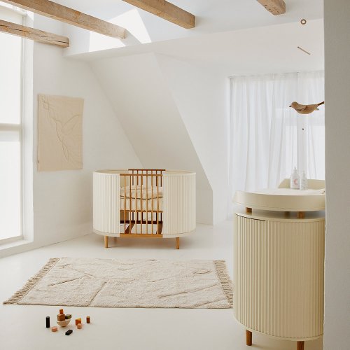 Lit bébé évolutif KAI - Crème