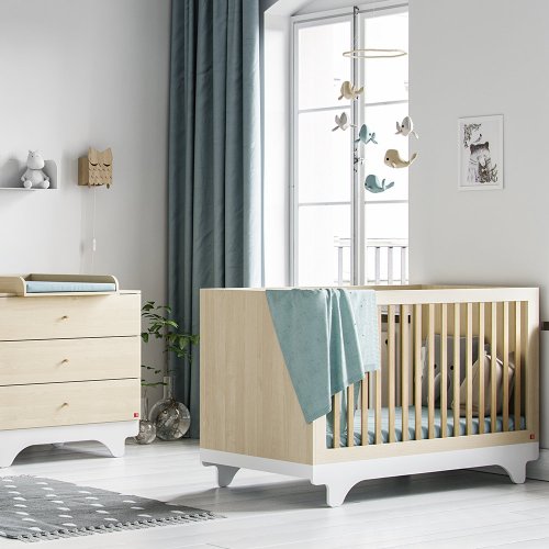 Lit Bebe Evolutif Playwood Bouleau Blanc Vox Pour Chambre Enfant Les Enfants Du Design