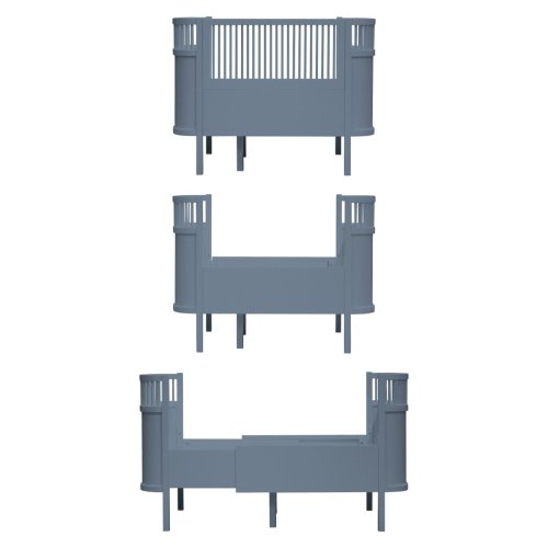 Lit bébé évolutif - Bleu foncé