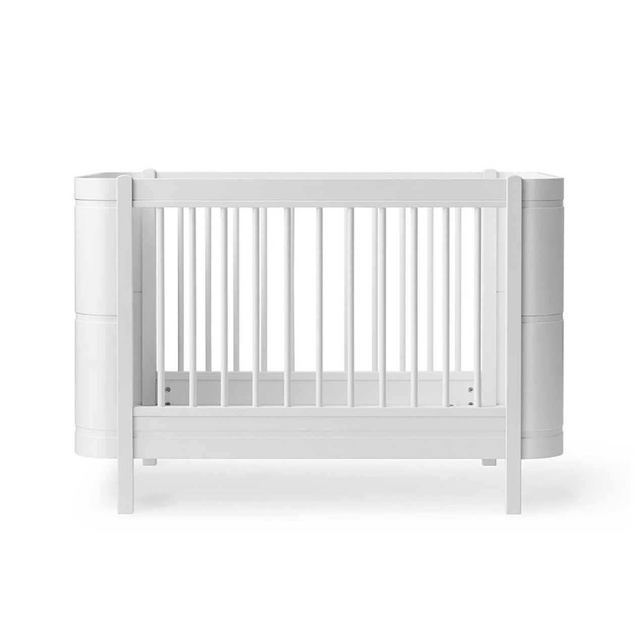 Lit bébé évolutif 5 en 1 Mini+ Wood - Blanc