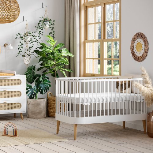 Lit bébé évolutif Paris - Blanc