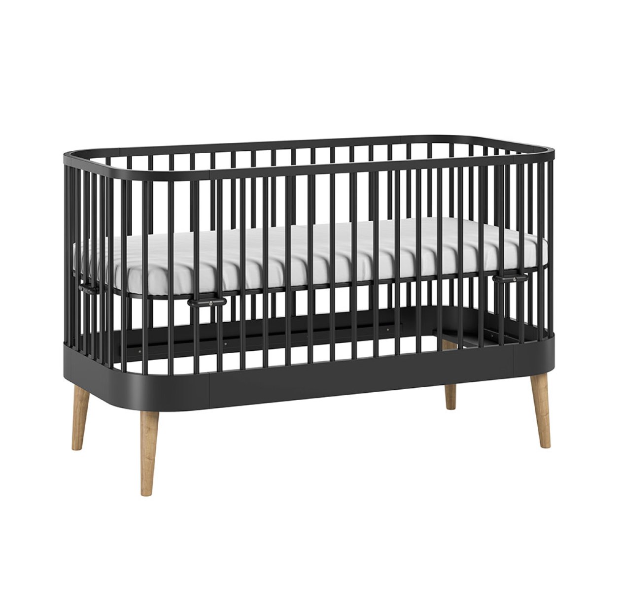 Lit bébé évolutif Paris - Noir