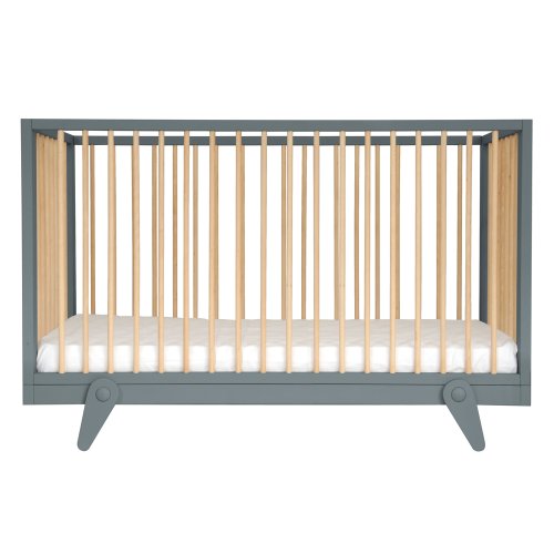 Lit bébé évolutif 70 x 140 cm Petipeton - Gris souris