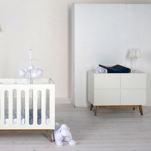 Lit bébé canapé Trendy 70 x 140 - Blanc