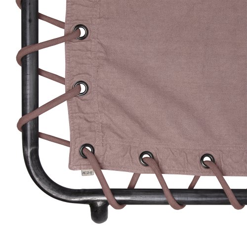Lit de camp d'appoint - Vieux rose