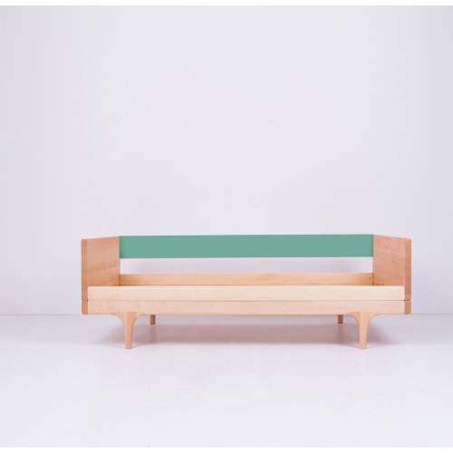 Lit junior Caravan Divan avec barrière - Agave