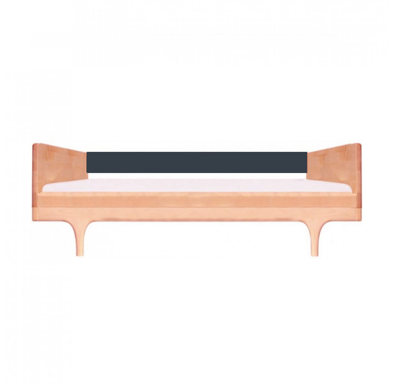 Lit junior Caravan Divan avec barrière - Charbon