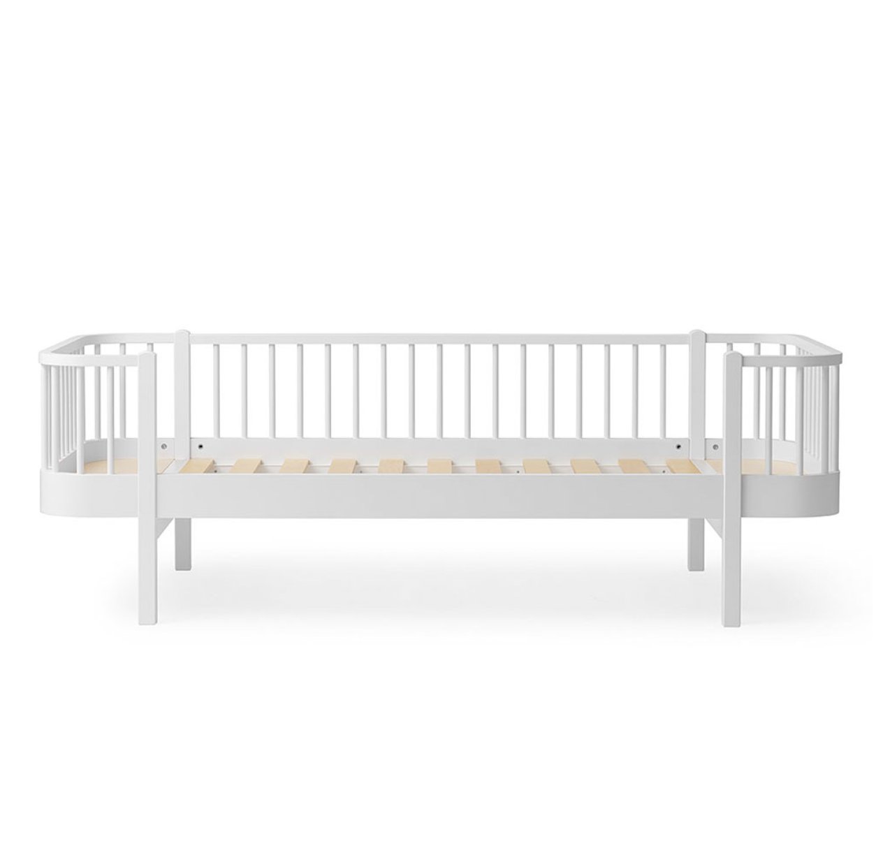 Lit banquette Wood - Blanc