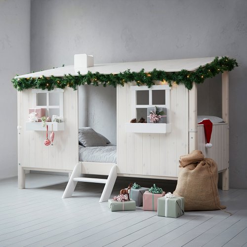 Lit Classic House - Vernis blanchi