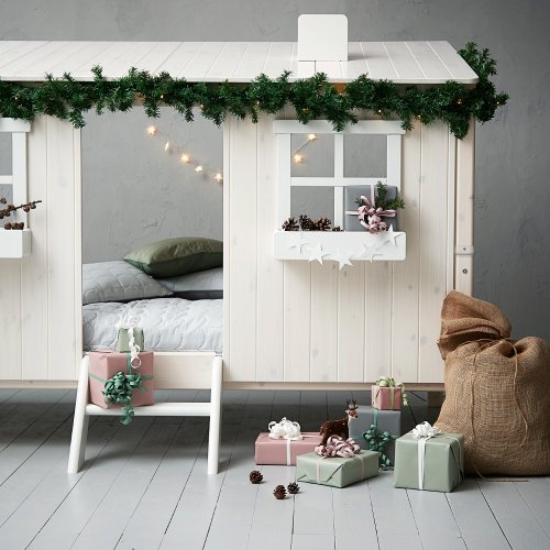 Lit Classic House - Vernis blanchi