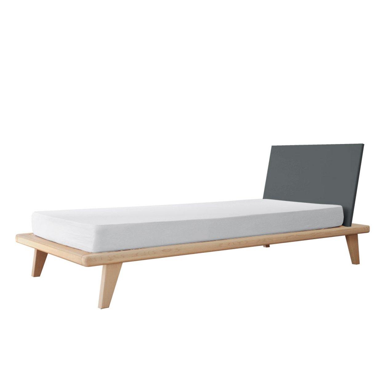 Lit enfant Zen 90 x 200 cm - Charbon