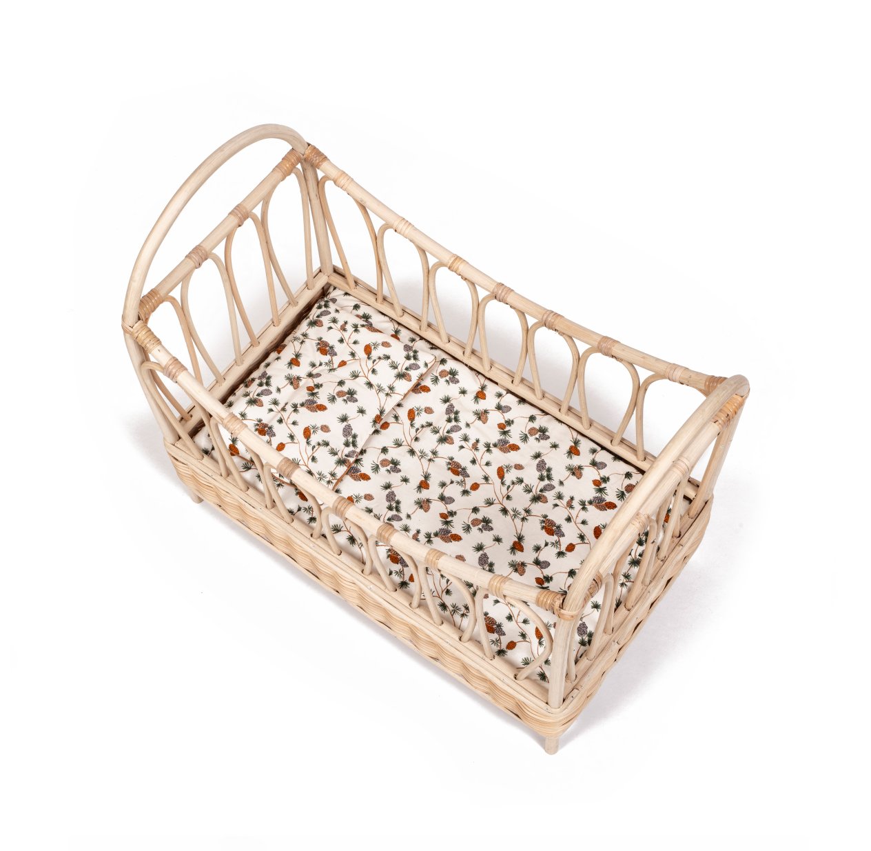 Lit en rotin pour poupée Jambi - Pomme de Pin
