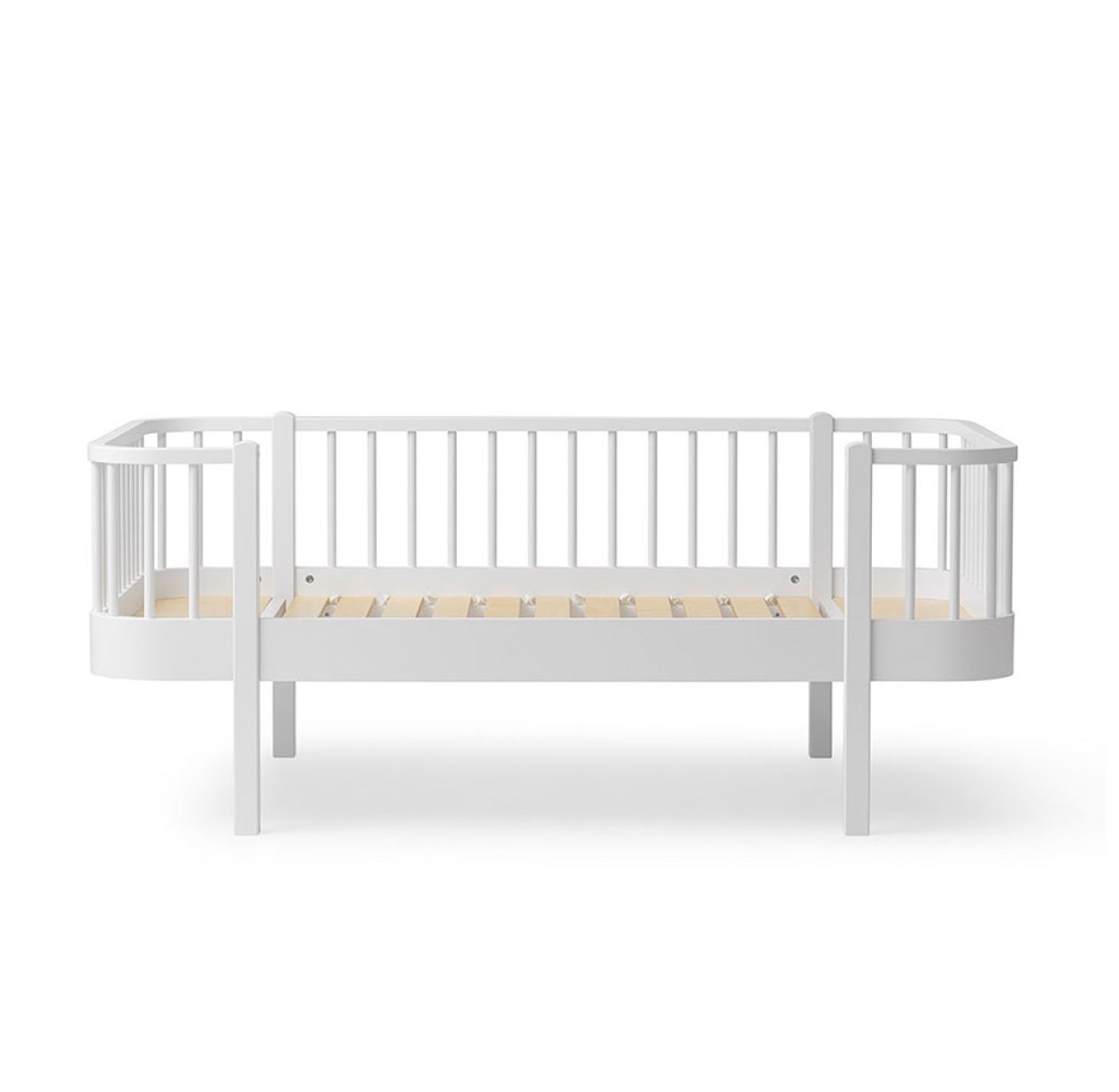 Lit junior banquette Wood - Blanc