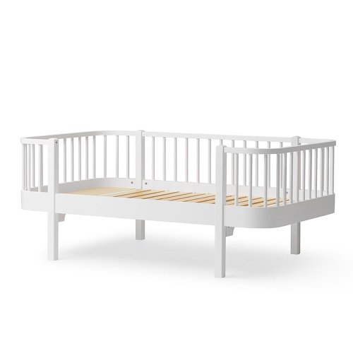 Lit junior banquette Wood - Blanc
