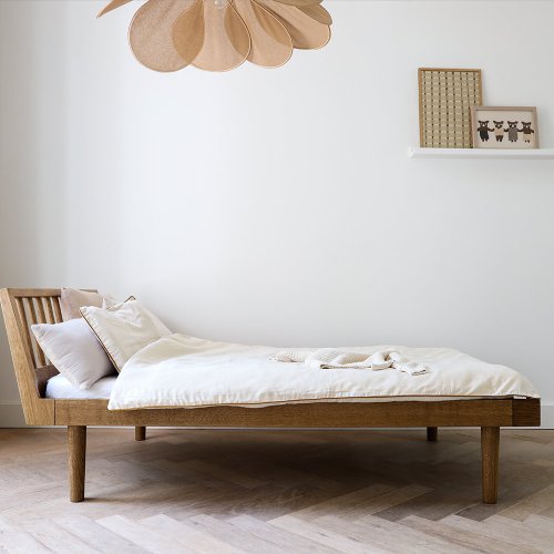 Lit junior Eli Combi - Chêne fumé