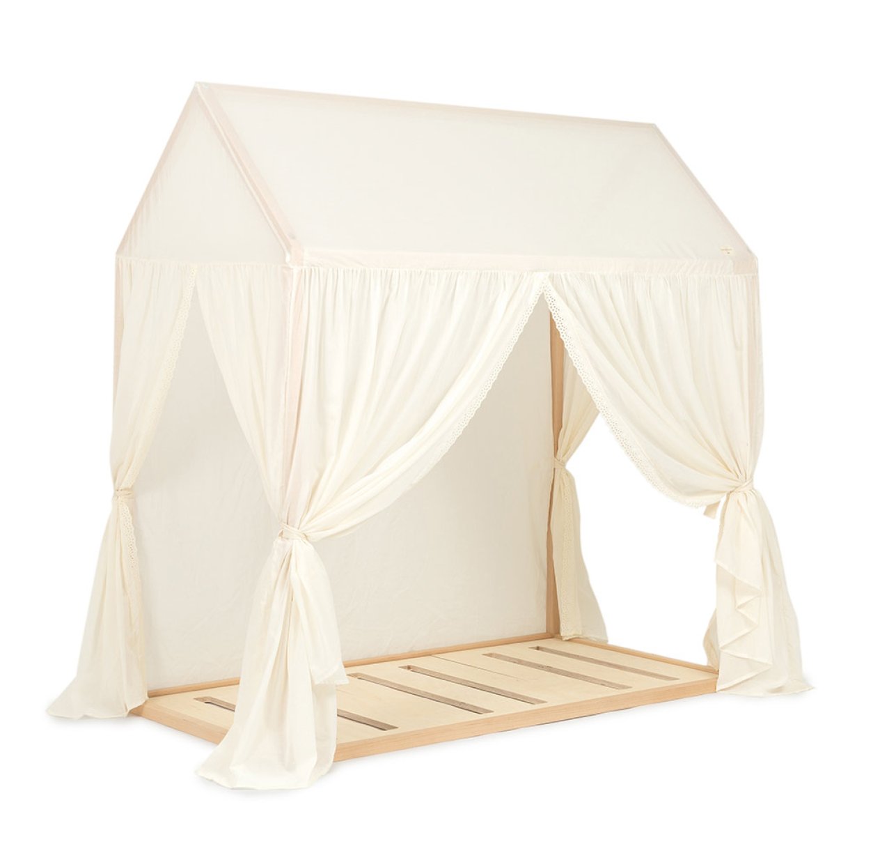 Lit junior Maison Dentelle Vera 70 x 140 - Naturel