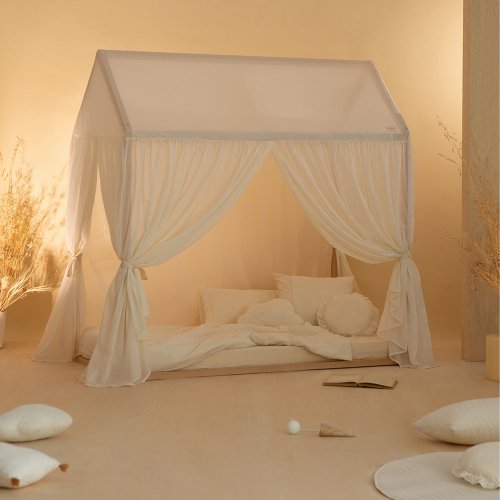 Lit junior Maison Dentelle Vera 70 x 140 - Naturel