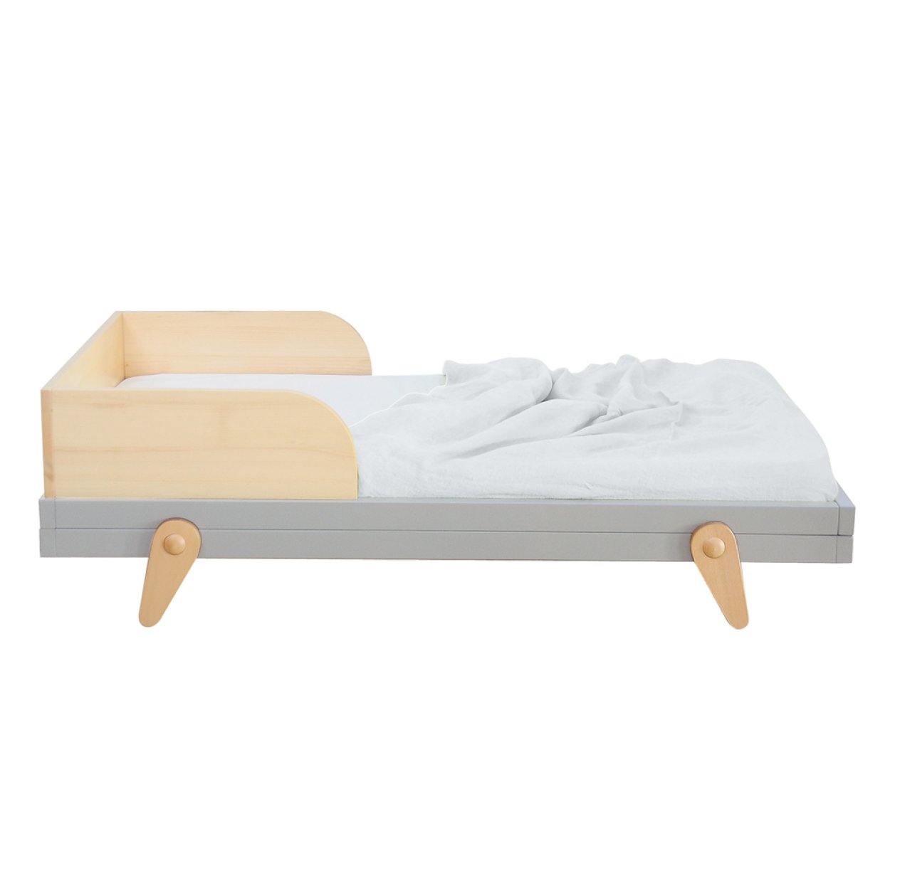 Lit junior Petipeton - Gris clair