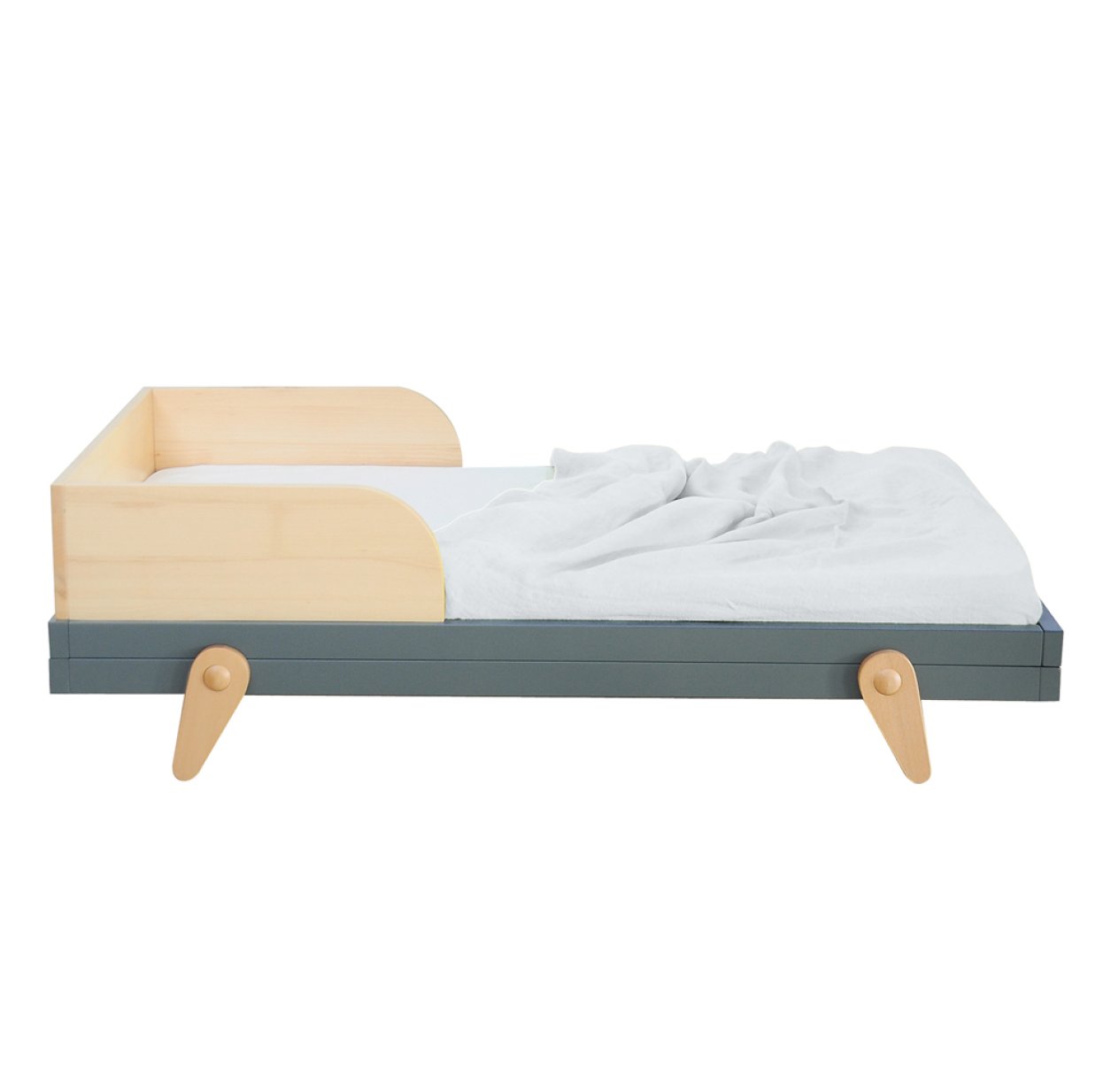 Lit junior Petipeton - Gris souris