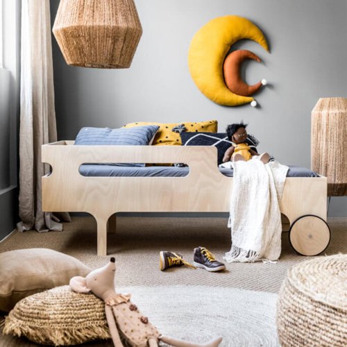 Lit junior R Toddler Bed - Naturel
